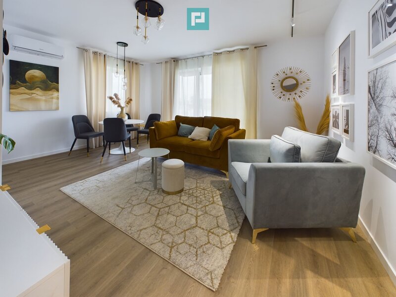 Pipera apartament cu 3 camere si gradina privata, bloc nou finalizat